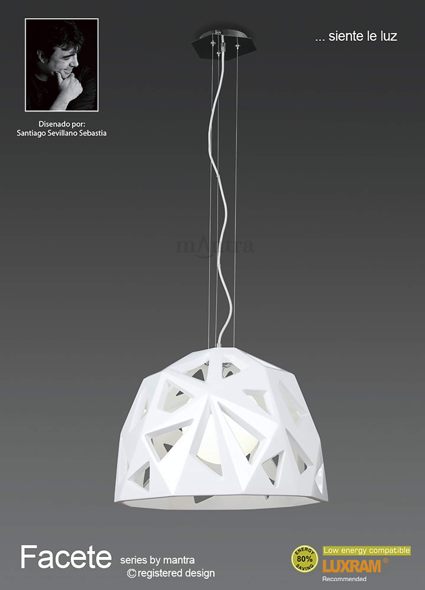 Facette Ceiling Lights Mantra Single Pendant Facette Ceiling Lights Mantra Single Pendant